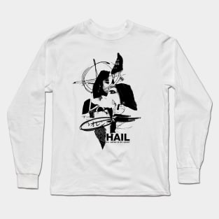 Hail all satan in my heart collage Long Sleeve T-Shirt